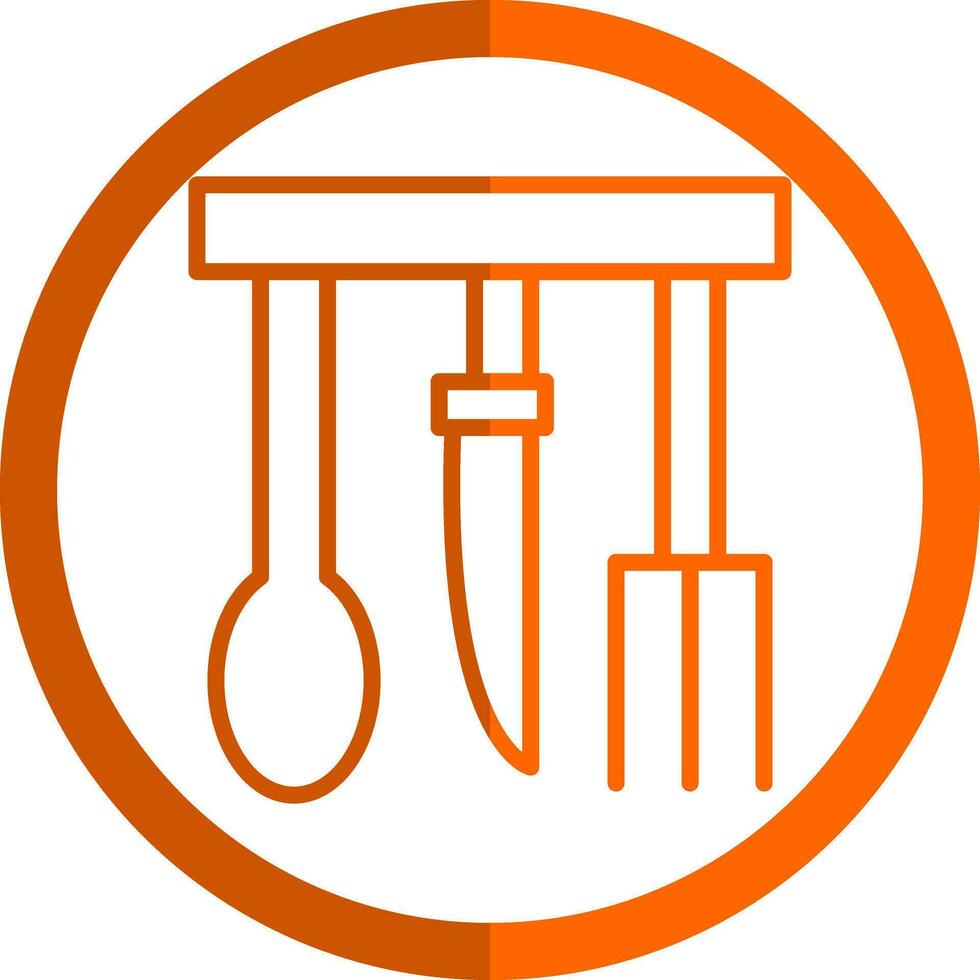 conception d'icônes vectorielles ustensiles vecteur