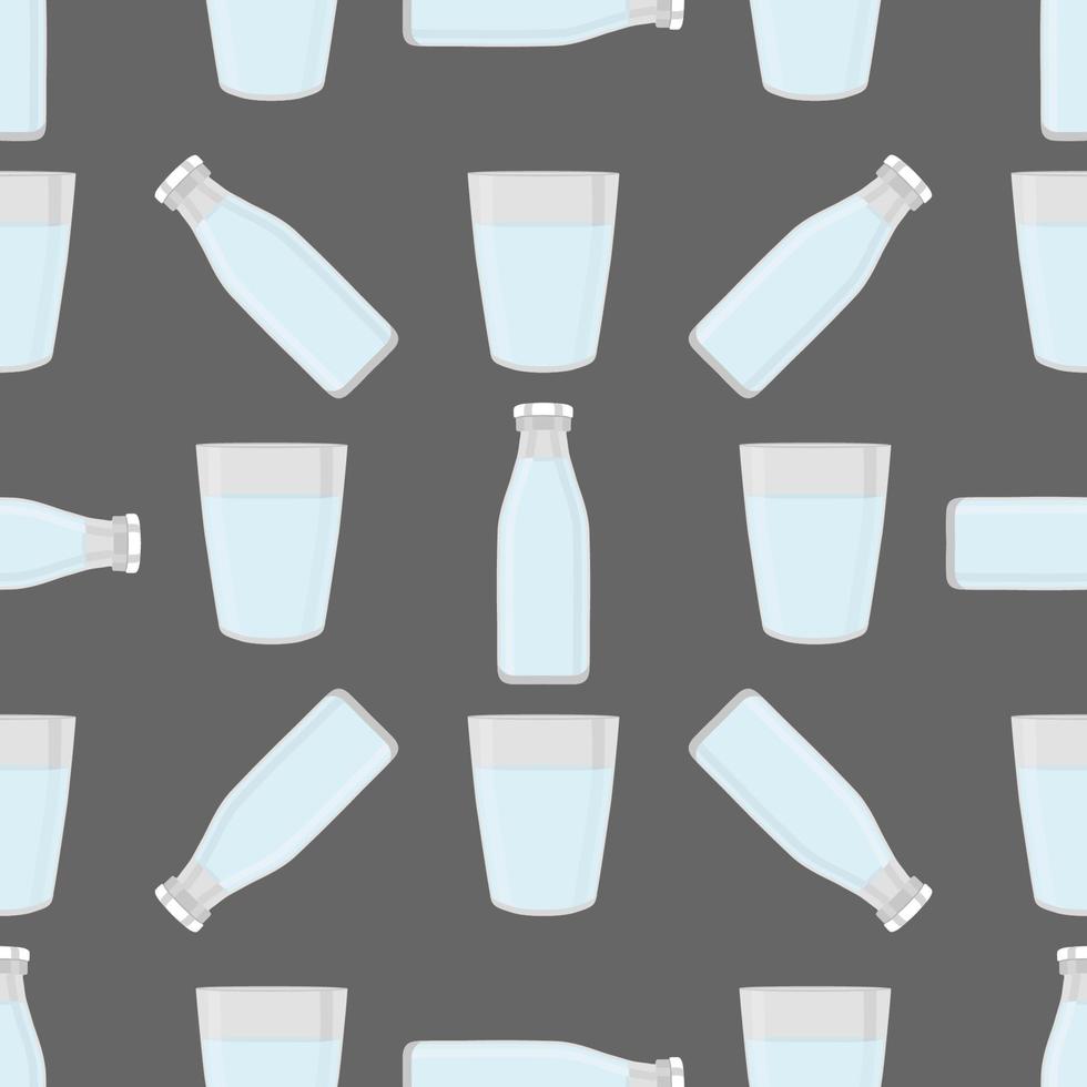 illustration sur le thème ensemble de couleurs tasses en verre de types identiques vecteur