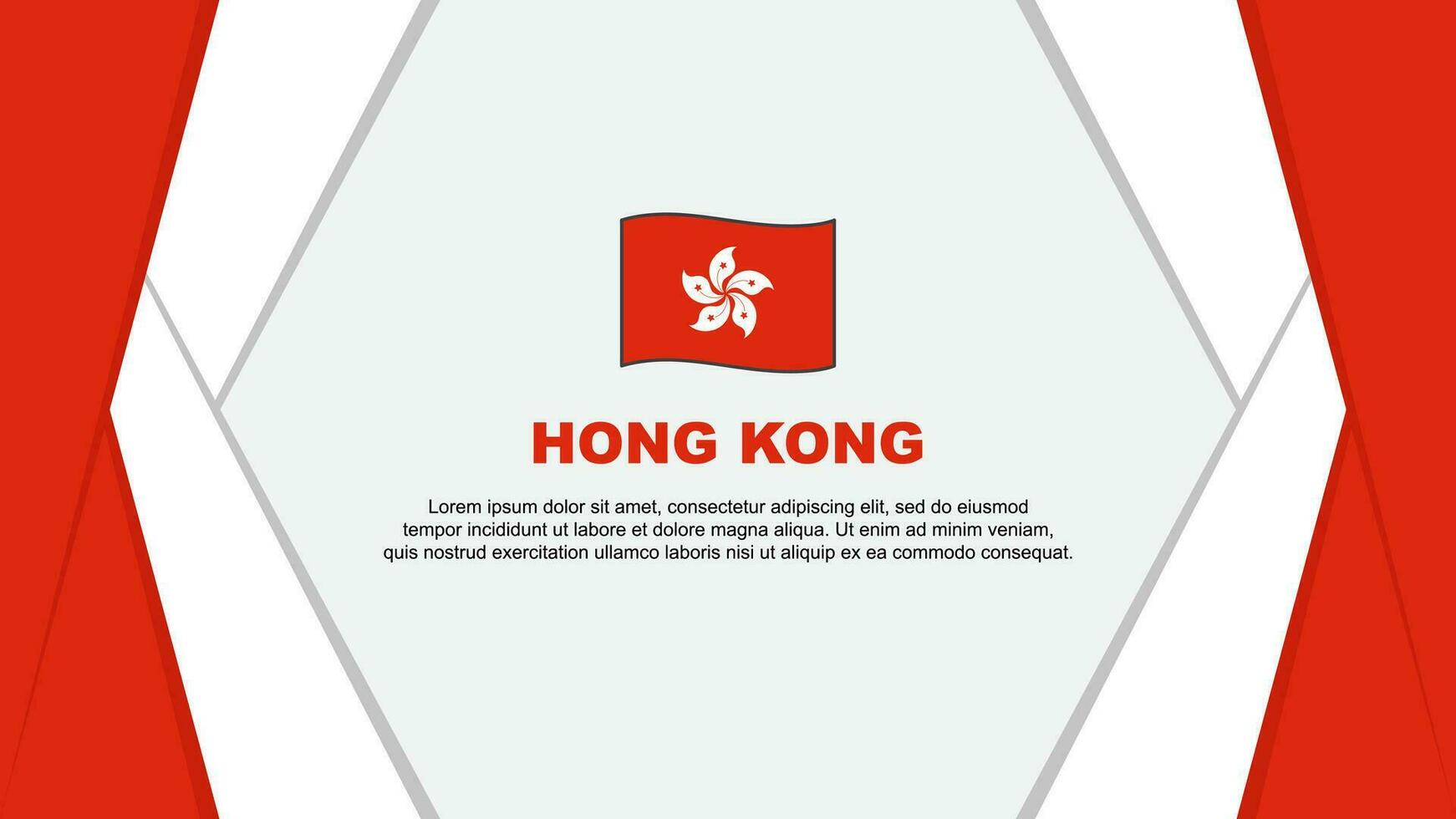 Hong kong drapeau abstrait Contexte conception modèle. Hong kong indépendance journée bannière dessin animé vecteur illustration. Hong kong Contexte