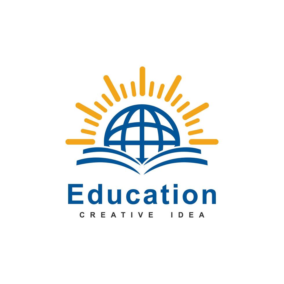 éducation logo modèle conception icône vecteur illustration.
