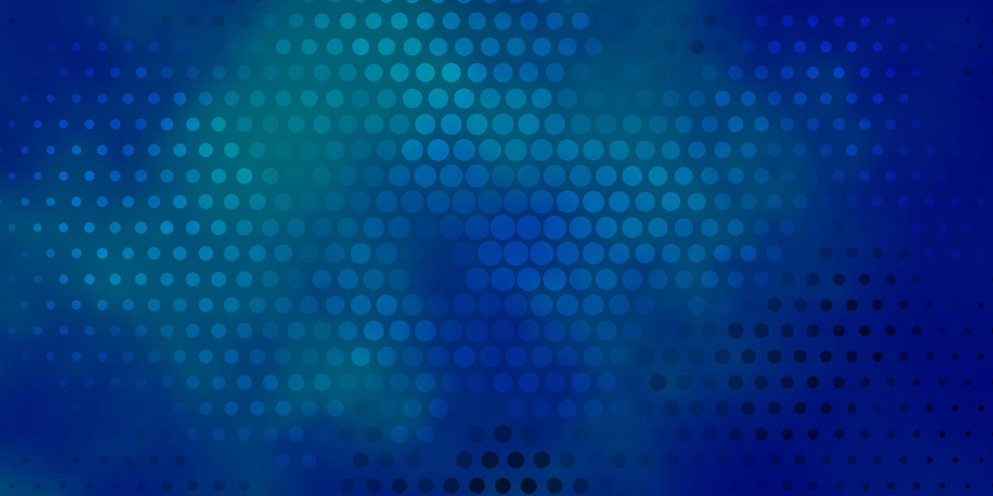 texture de vecteur bleu foncé, jaune avec des cercles.