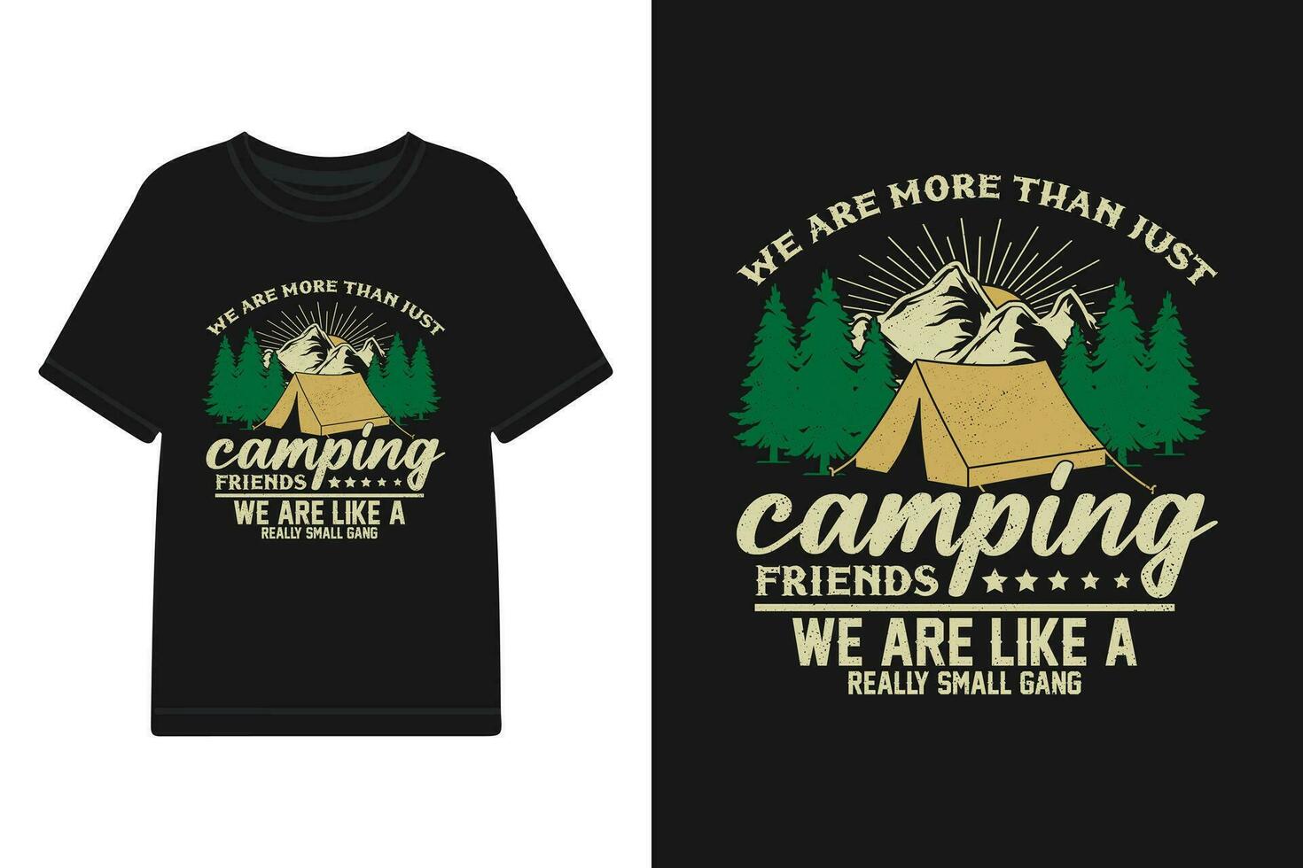 campeur t chemise conceptions, camping T-shirt conception vecteur des dossiers, campeur Extérieur aventure de motivation typographie conception