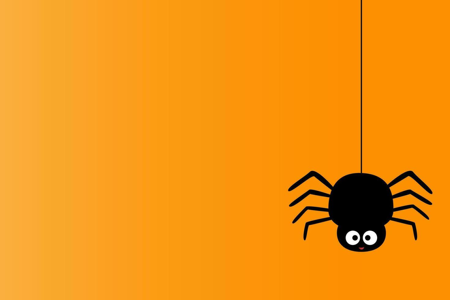 Orange et noir Couleur Contexte. Halloween Contexte concept vecteur