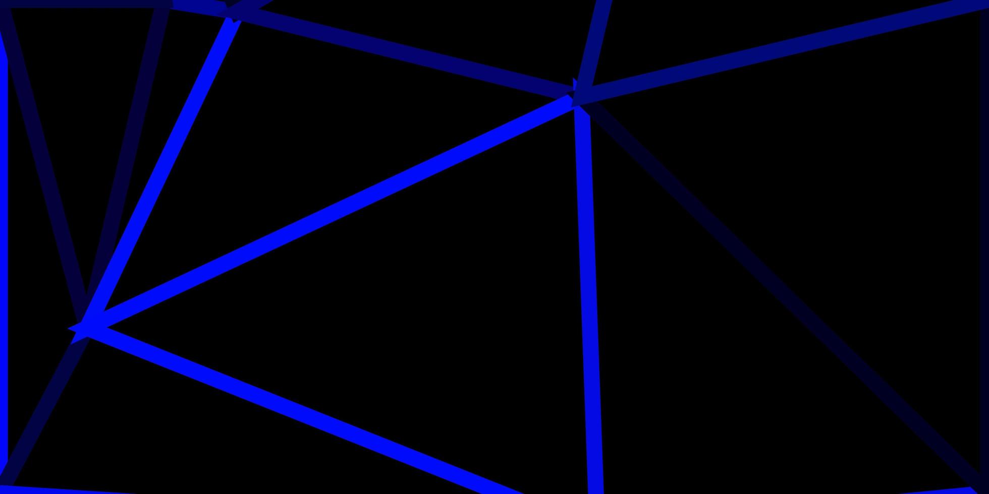 modèle de triangle poly vecteur bleu foncé.