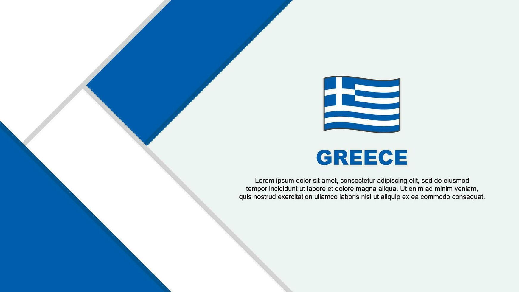 Grèce drapeau abstrait Contexte conception modèle. Grèce indépendance journée bannière dessin animé vecteur illustration. Grèce illustration
