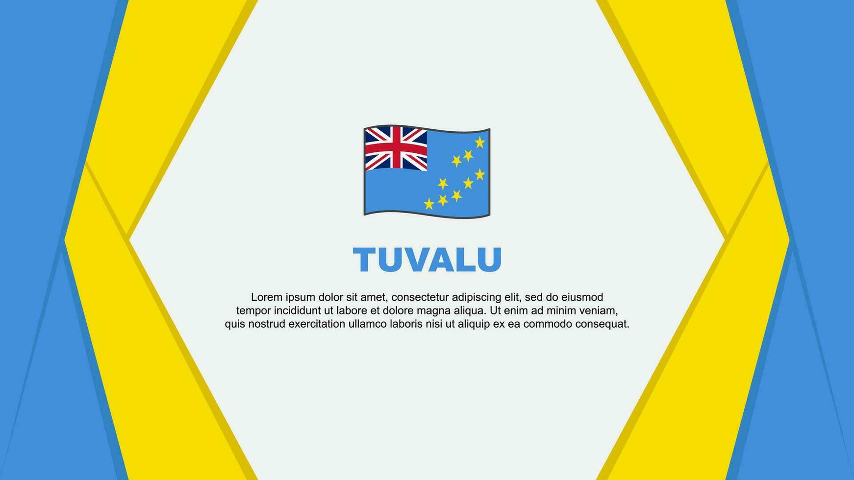 Tuvalu drapeau abstrait Contexte conception modèle. Tuvalu indépendance journée bannière dessin animé vecteur illustration. Tuvalu Contexte