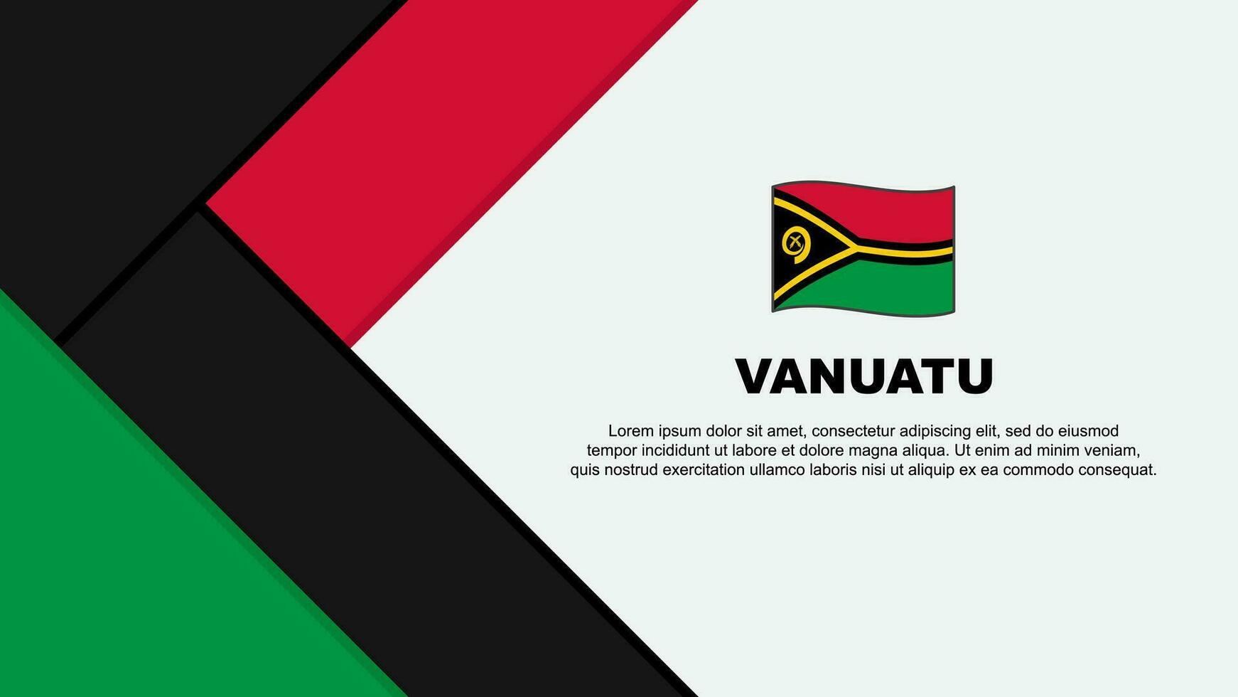 Vanuatu drapeau abstrait Contexte conception modèle. Vanuatu indépendance journée bannière dessin animé vecteur illustration. Vanuatu illustration