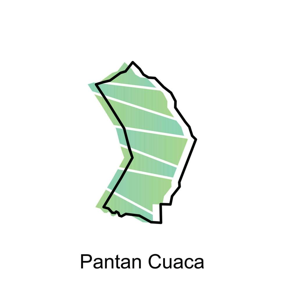 carte de pantan cuaca ville illustration conception abstrait, dessins concept, logos, logotype élément pour modèle. vecteur
