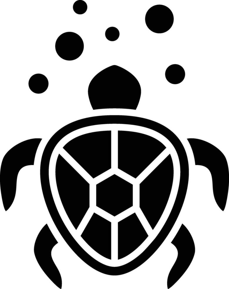 mer tortue vecteur icône