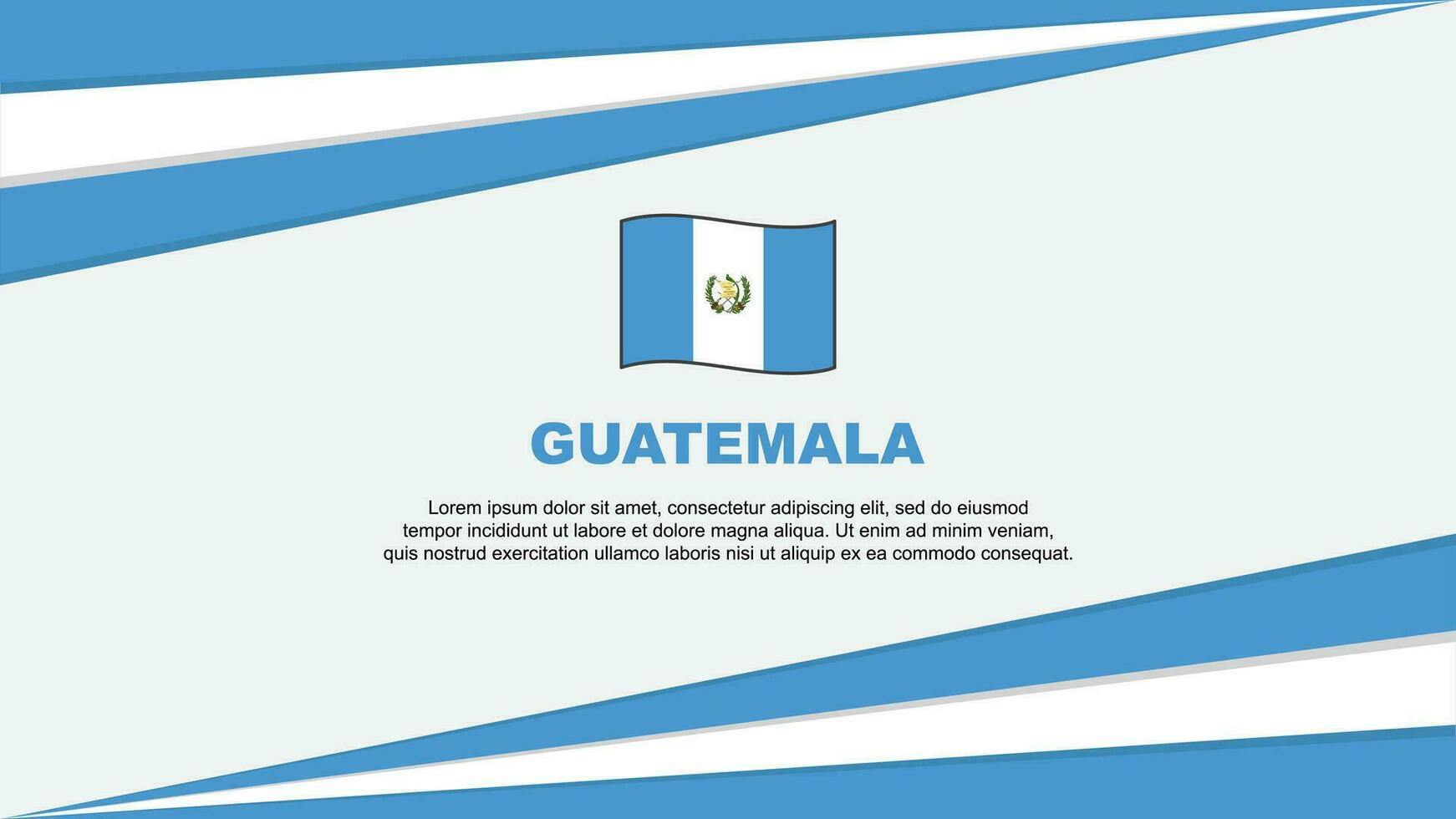 Guatemala drapeau abstrait Contexte conception modèle. Guatemala indépendance journée bannière dessin animé vecteur illustration. Guatemala conception