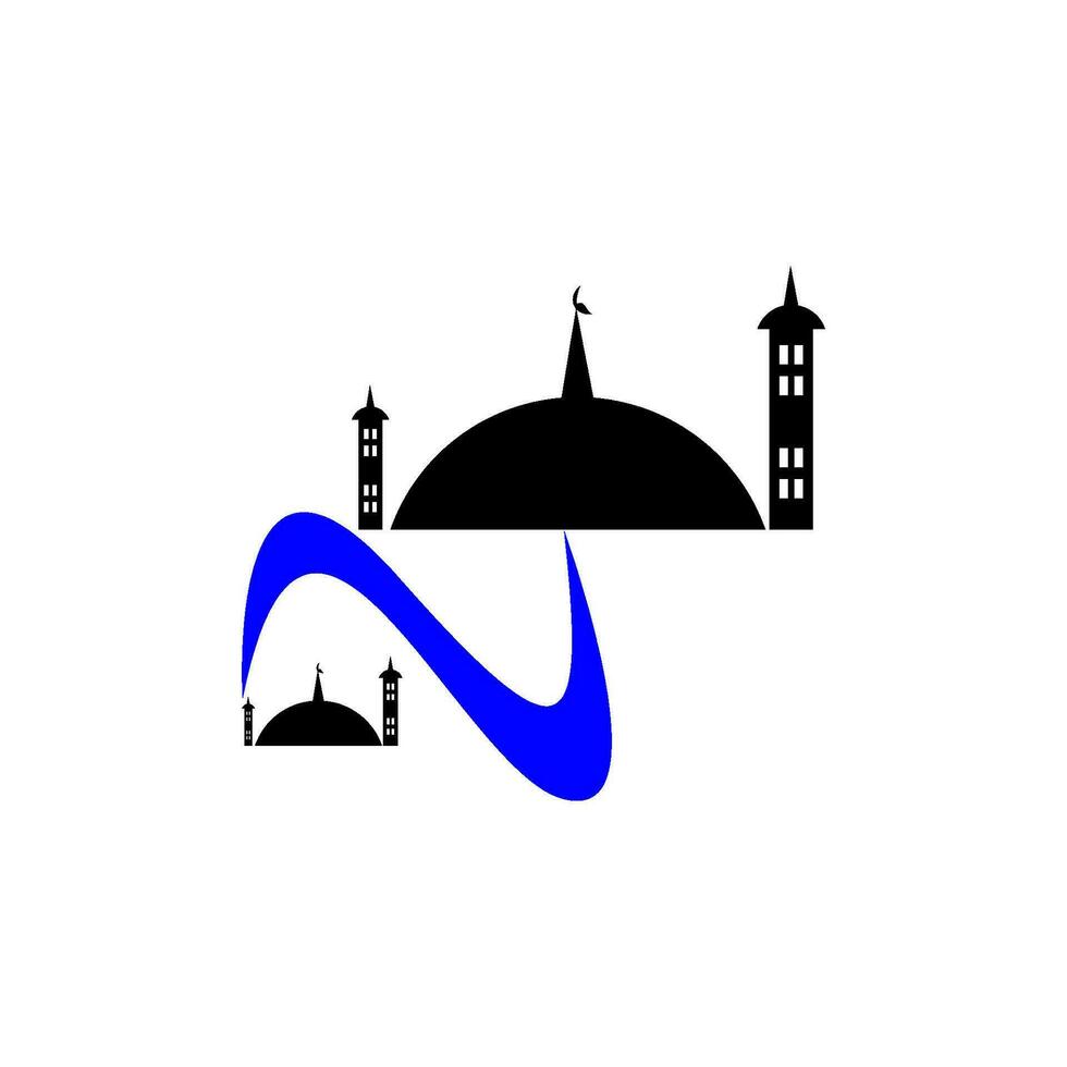 mosquée icône conception icône image vecteur
