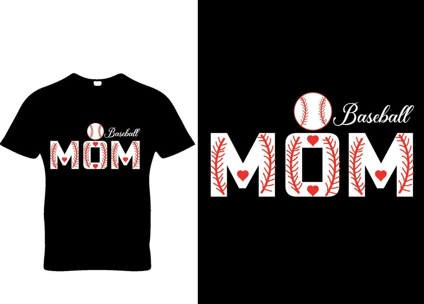 super base-ball saison T-shirt conception super maman base-ball saison vecteur