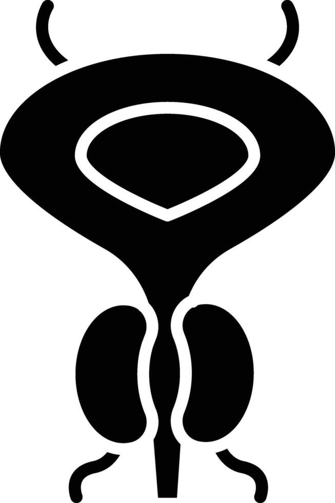 prostate vecteur icône