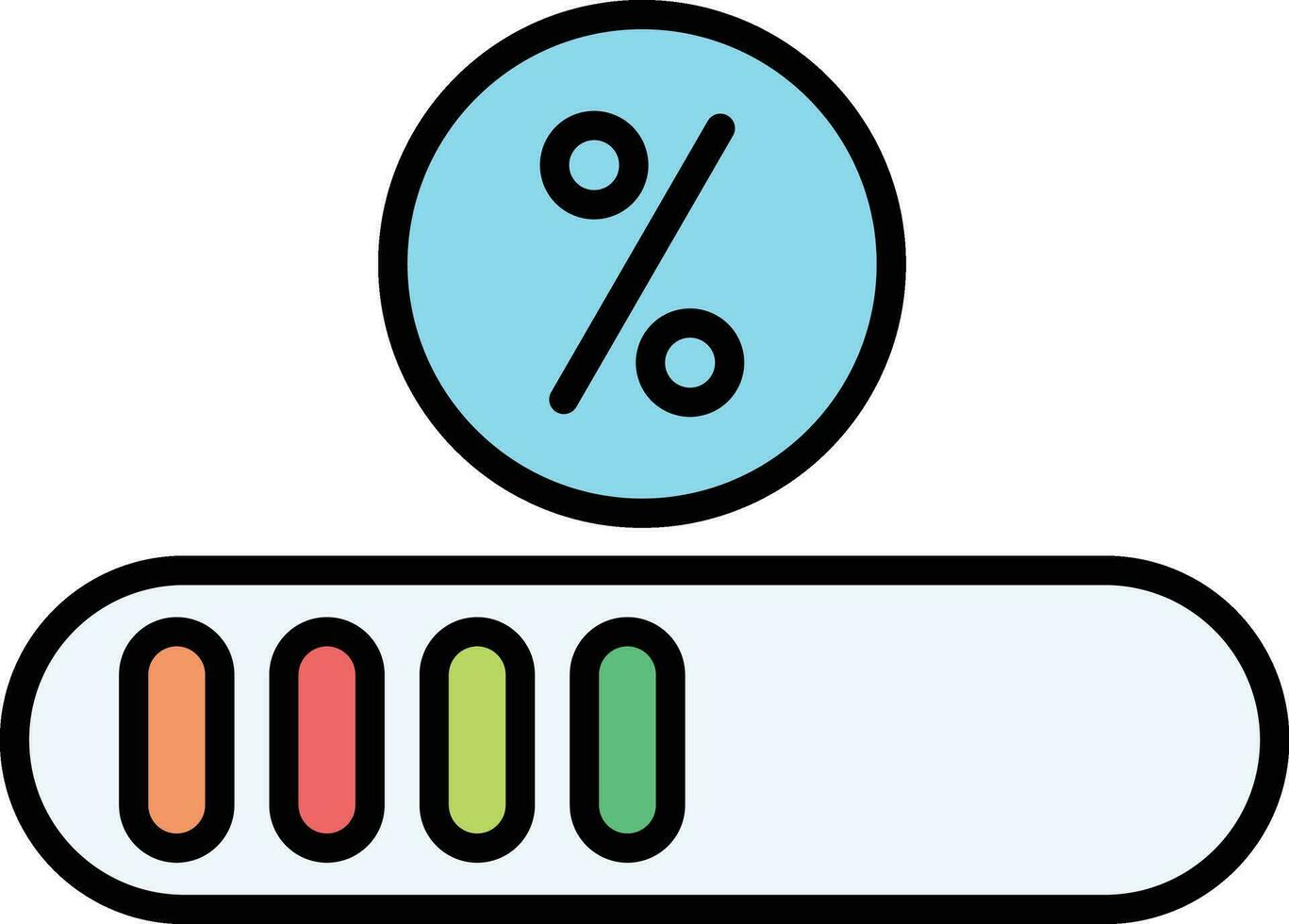 le progrès bar vecteur icône