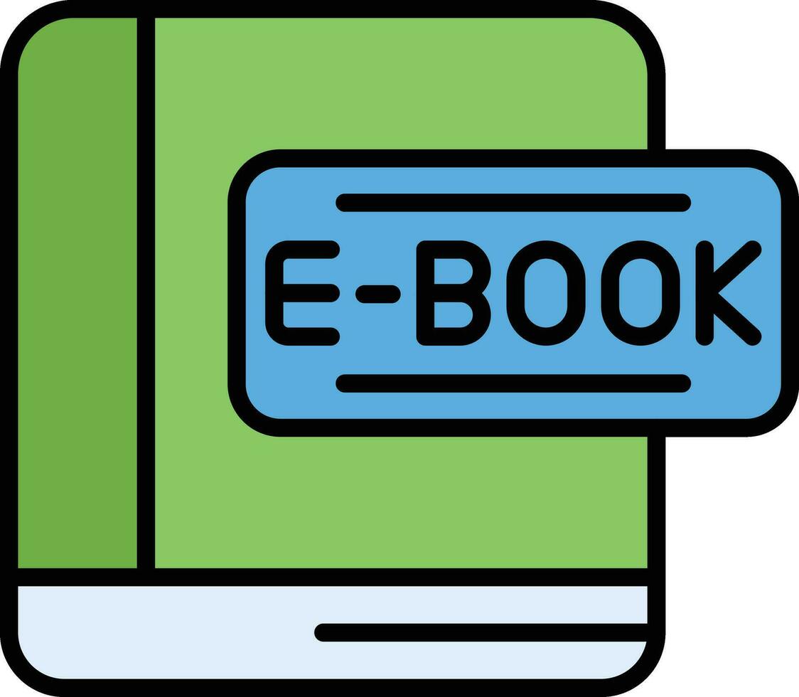 icône de vecteur de livre électronique