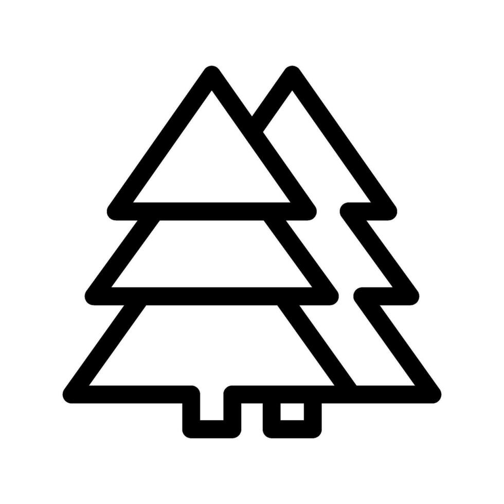 arbre icône vecteur symbole conception illustration