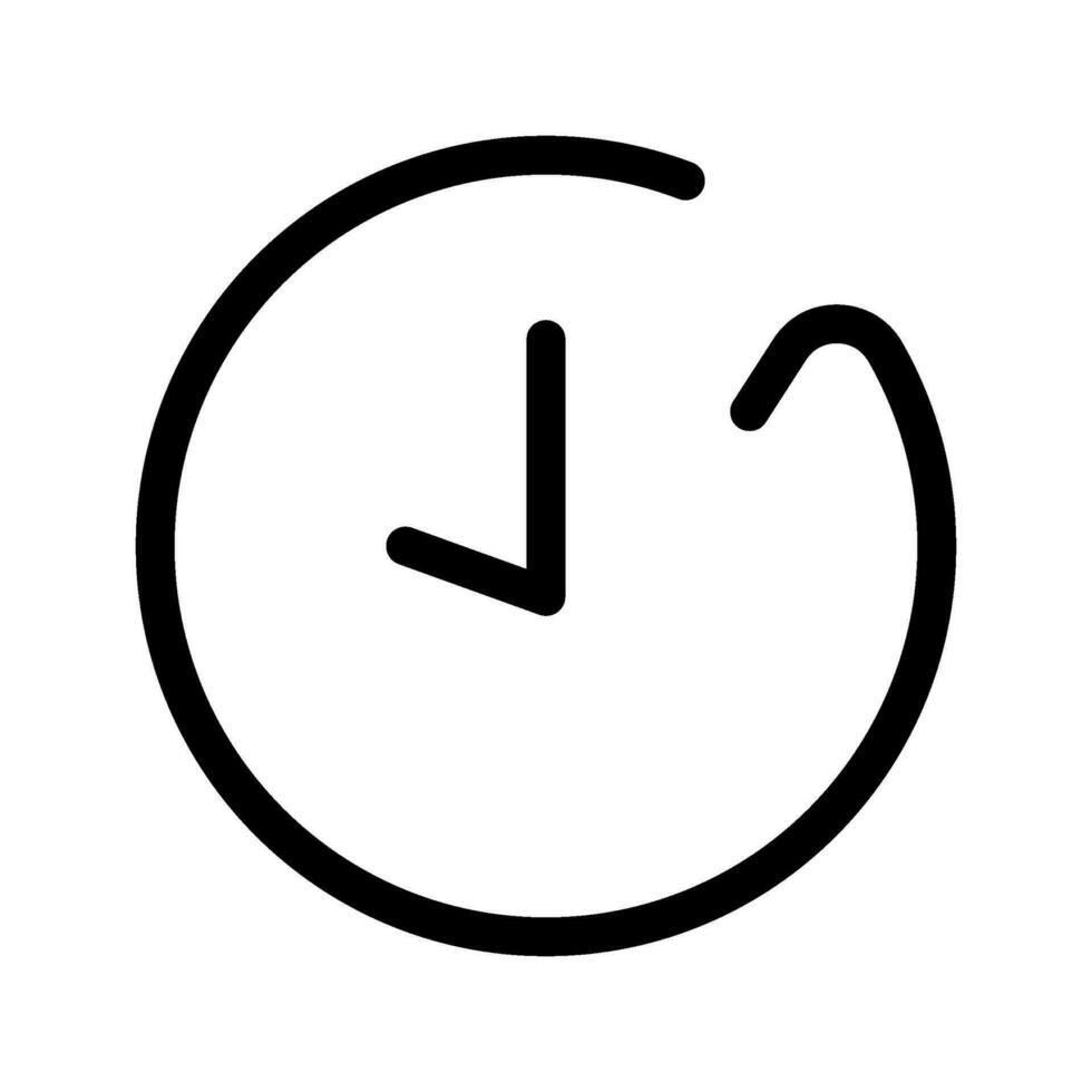 rembobiner icône vecteur symbole conception illustration
