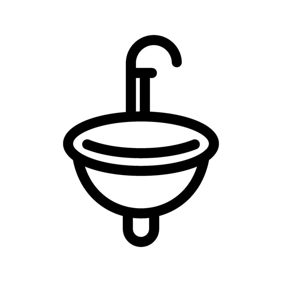 bassin icône vecteur symbole conception illustration