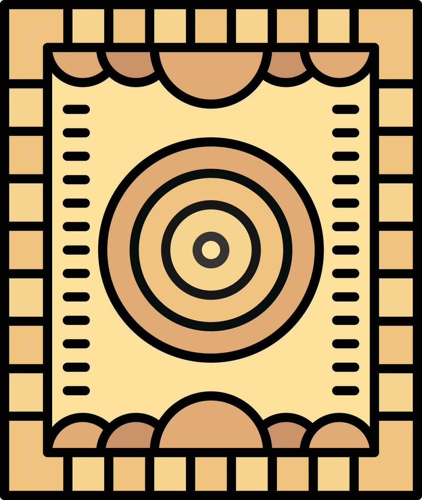 icône de vecteur de tapis