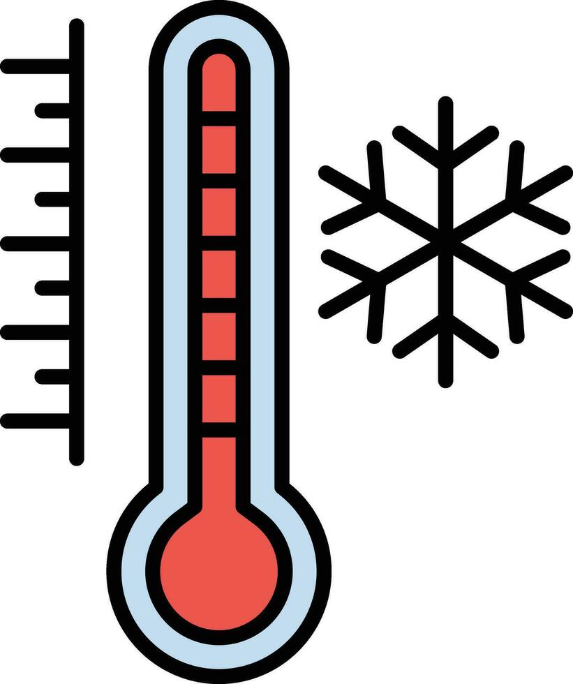 du froid Température vecteur icône