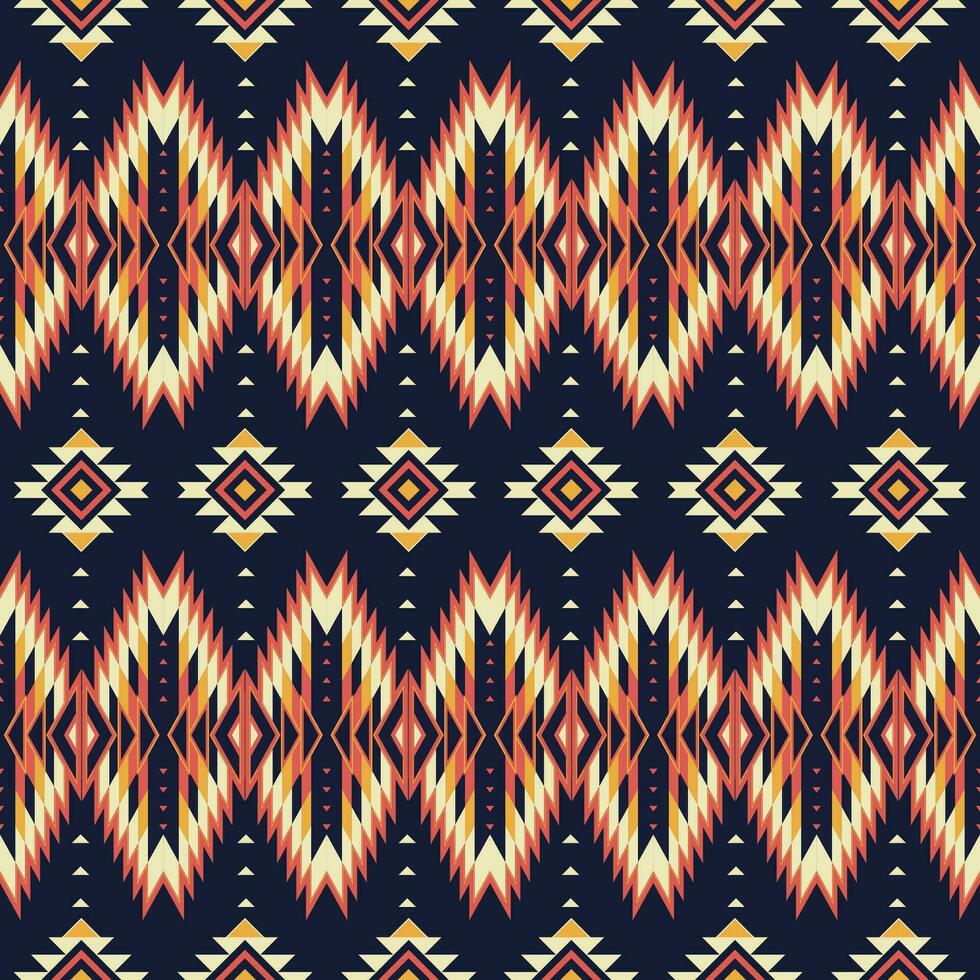 originaire de modèle américain tribal Indien ornement modèle géométrique ethnique textile texture tribal aztèque modèle navajo mexicain en tissu sans couture vecteur décoration mode