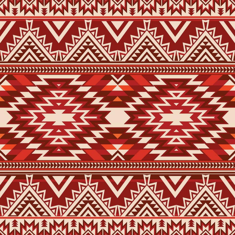 originaire de modèle américain tribal Indien ornement modèle géométrique ethnique textile texture tribal aztèque modèle navajo mexicain en tissu sans couture vecteur décoration mode