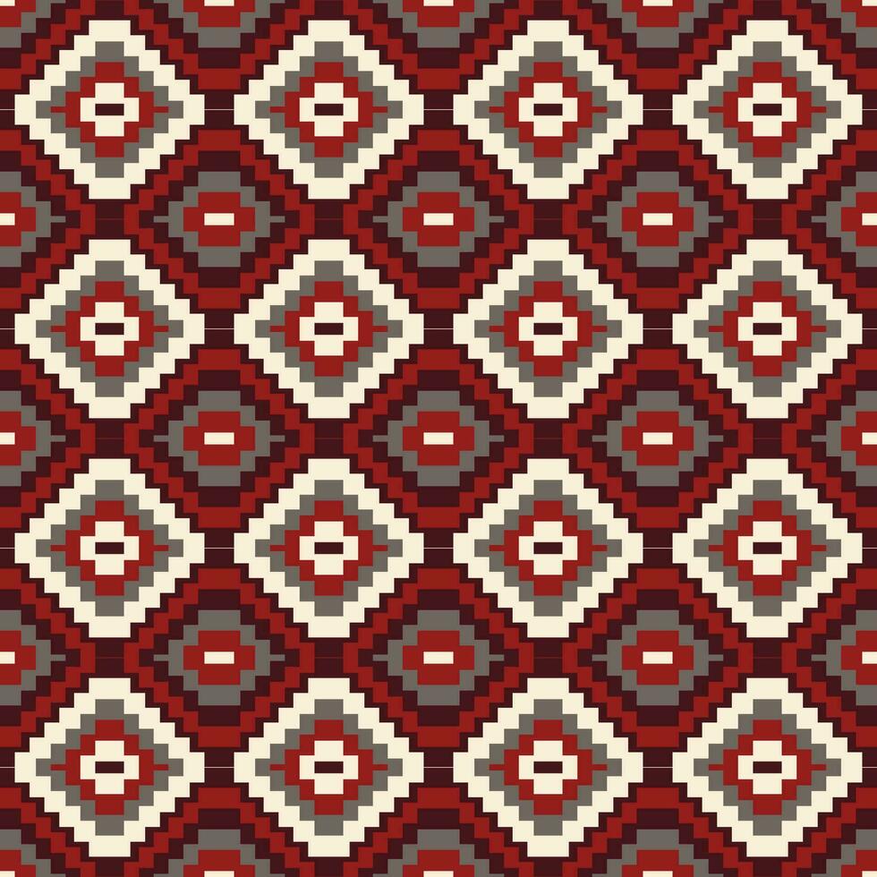 originaire de modèle américain tribal Indien ornement modèle géométrique ethnique textile texture tribal aztèque modèle navajo mexicain en tissu sans couture vecteur décoration mode