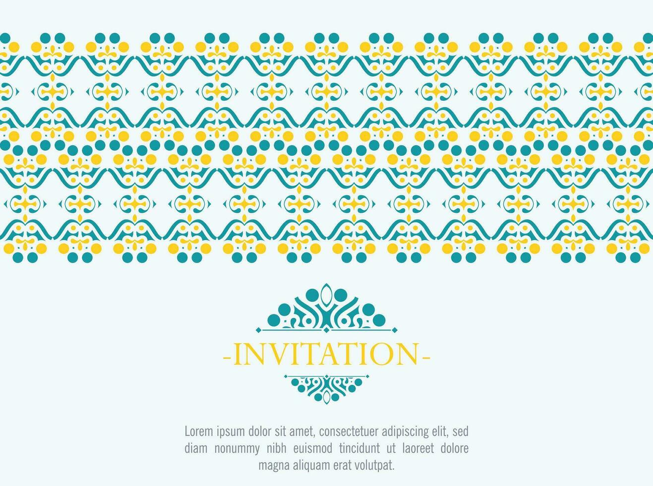 carte d'invitation vector design style vintage