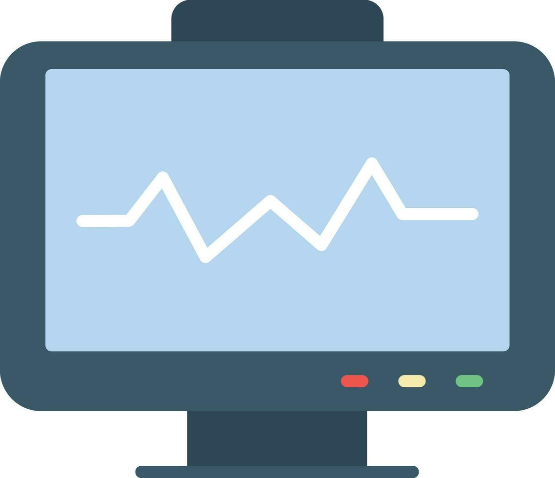 icône de vecteur de surveillance cardiaque