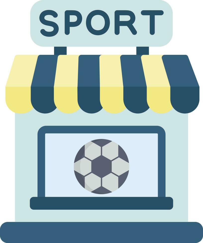 des sports magasin vecteur icône