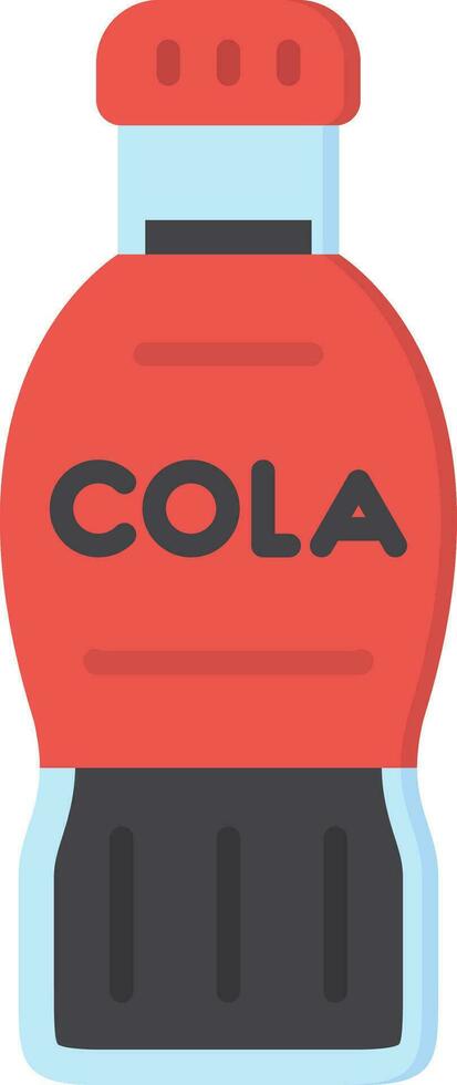 Cola bouteille vecteur icône