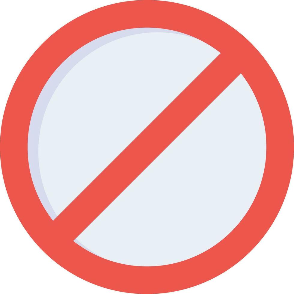 icône de vecteur interdit