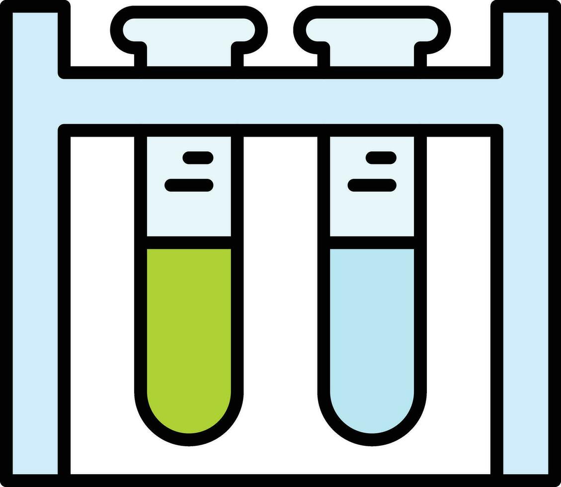 tester tube supporter vecteur icône