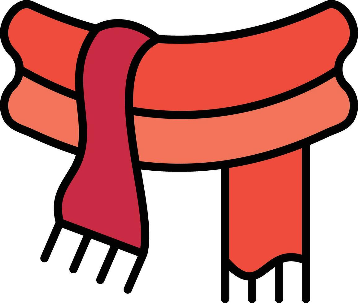 icône de vecteur de foulard