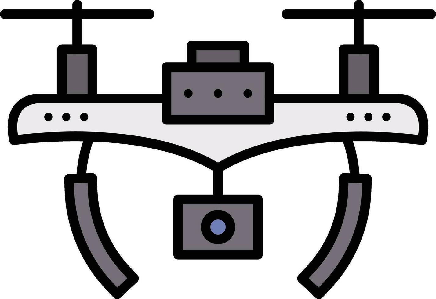 icône de vecteur de drone