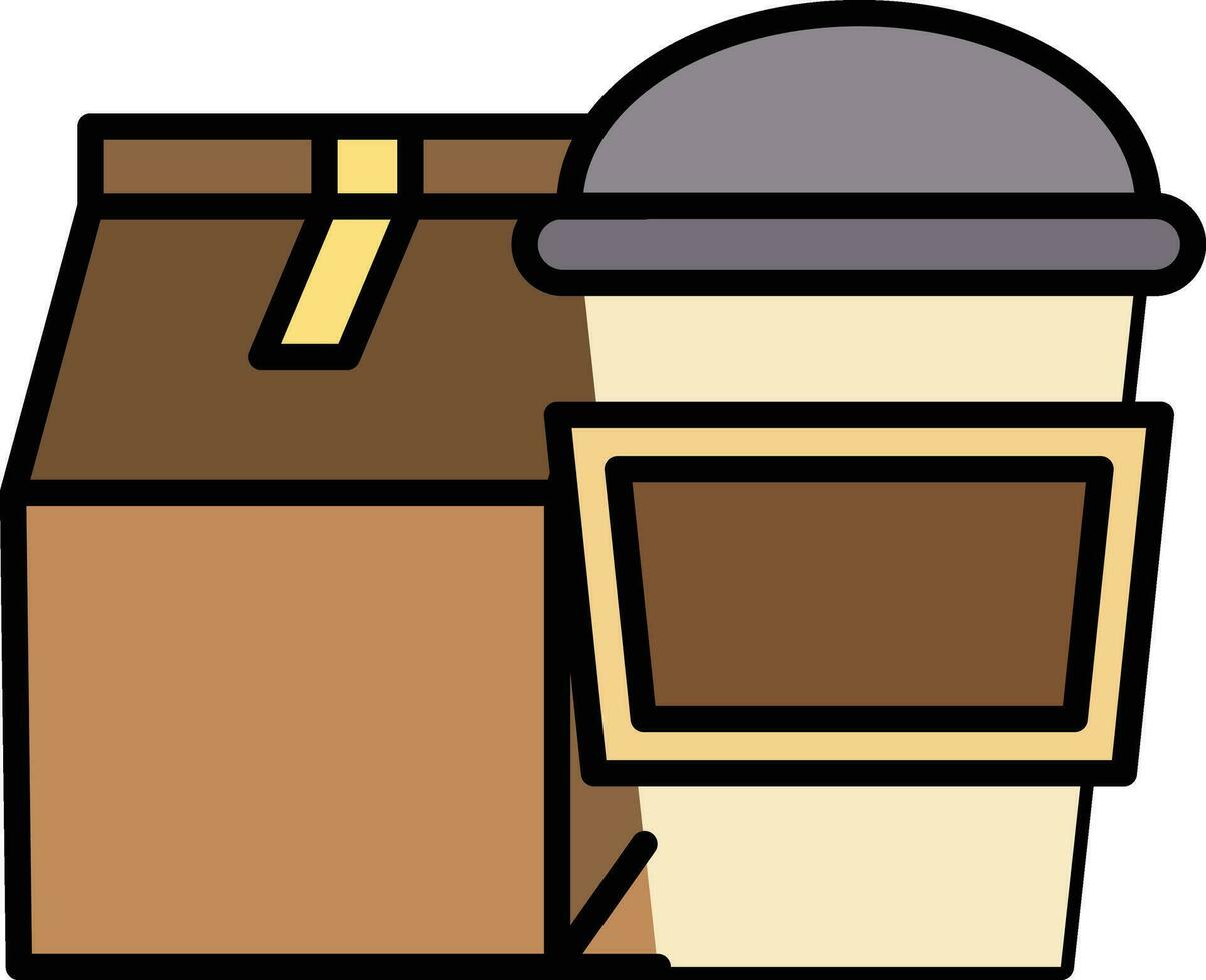 café Lait vecteur icône