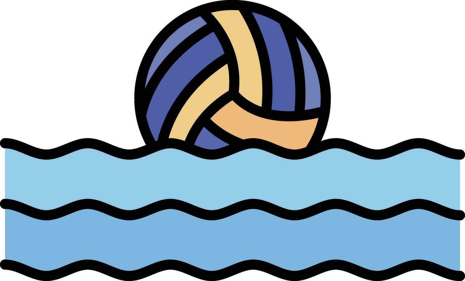 waterpolo vecteur icône