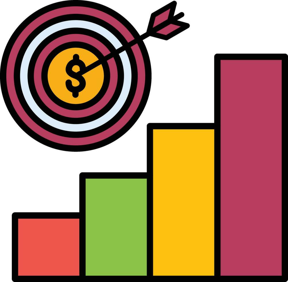 affaires objectif vecteur icône