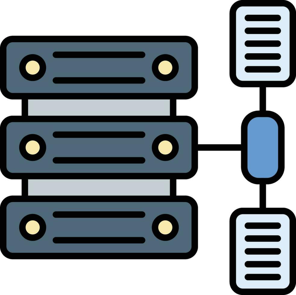 Les données transformation vecteur icône