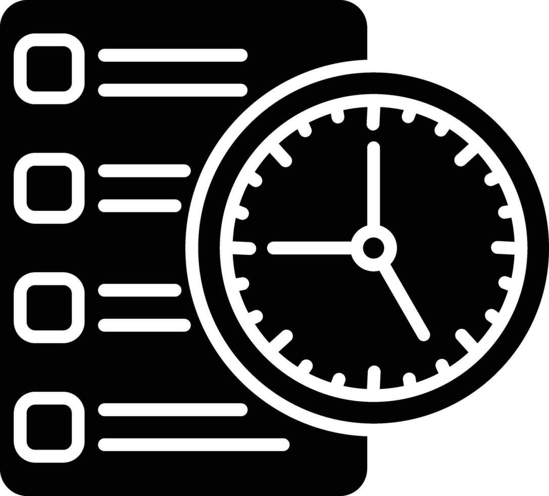 icône de vecteur de gestion du temps