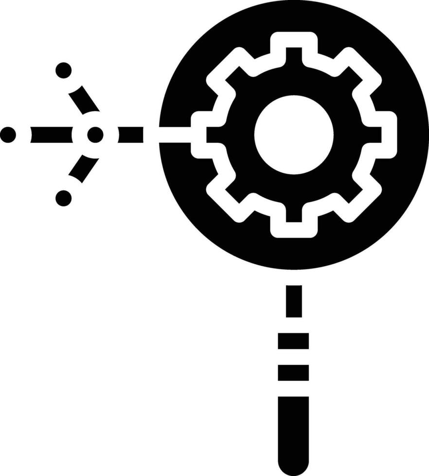 racine cause une analyse vecteur icône