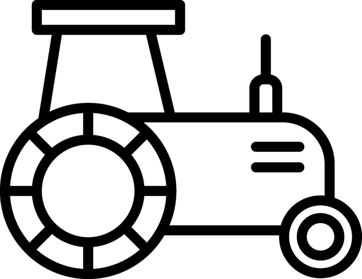 conception d'icône de vecteur de tracteur