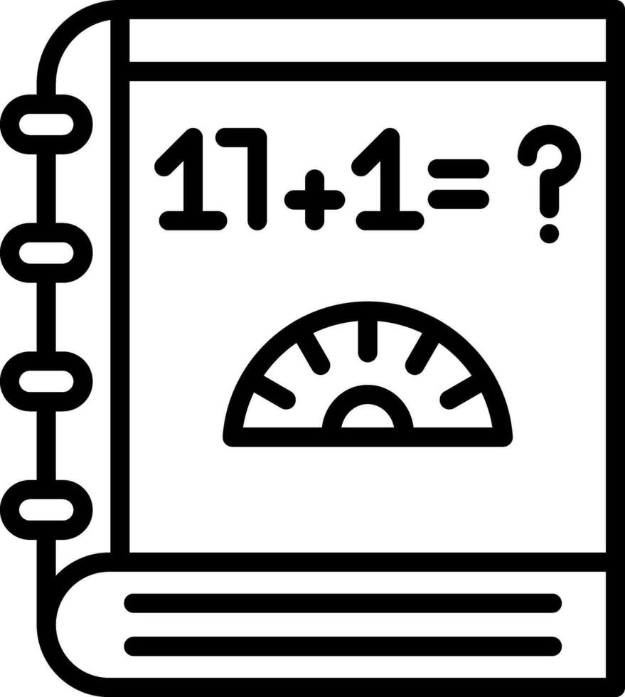 conception d'icônes vectorielles mathématiques vecteur