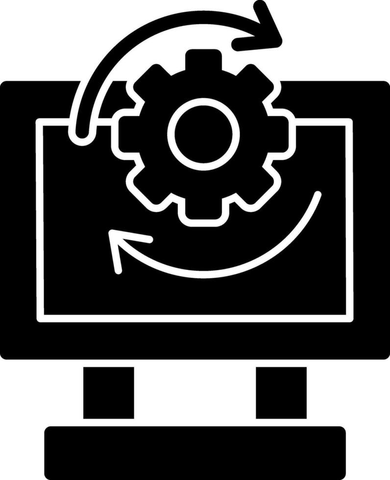 Logiciel mise à jour vecteur icône conception