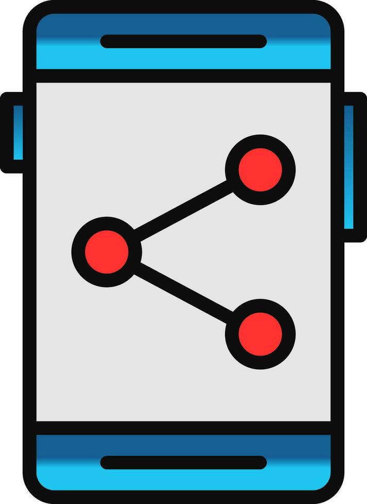 partager la conception d'icônes vectorielles vecteur