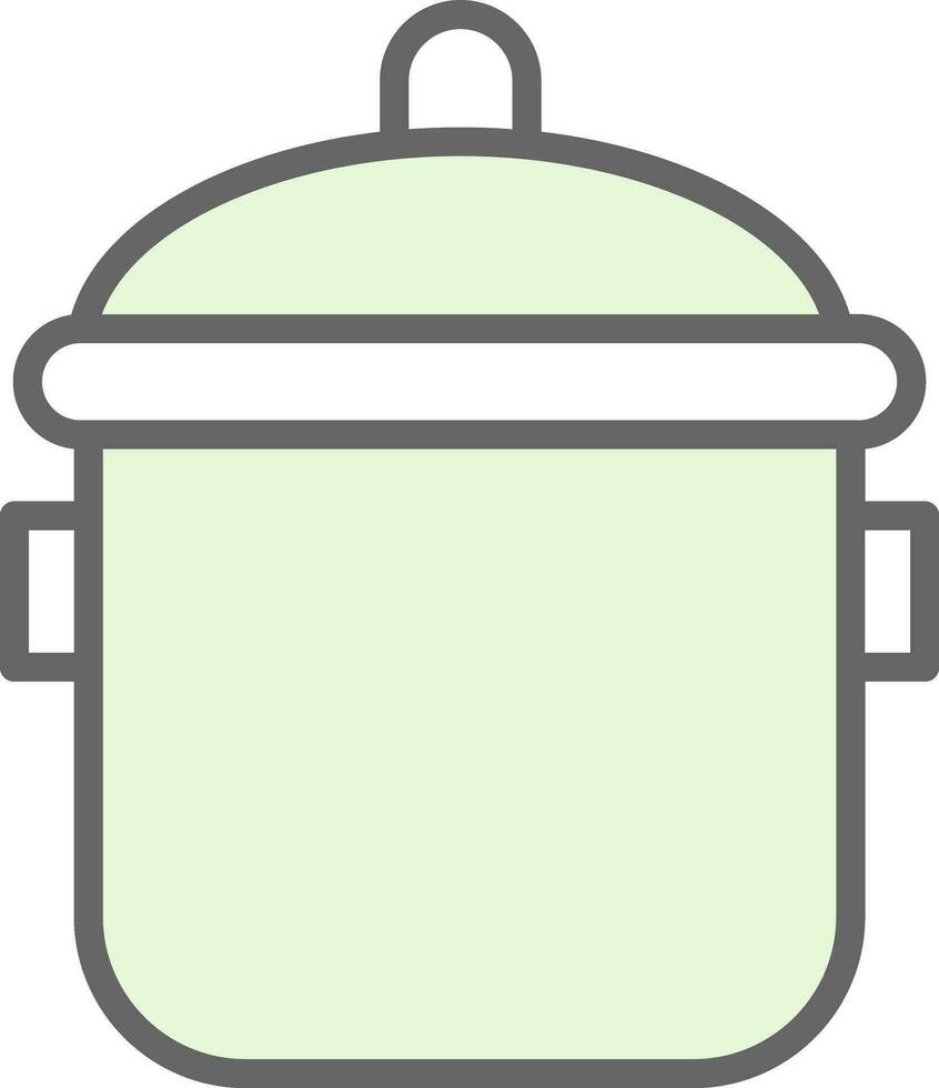 conception d'icône de vecteur de marmite