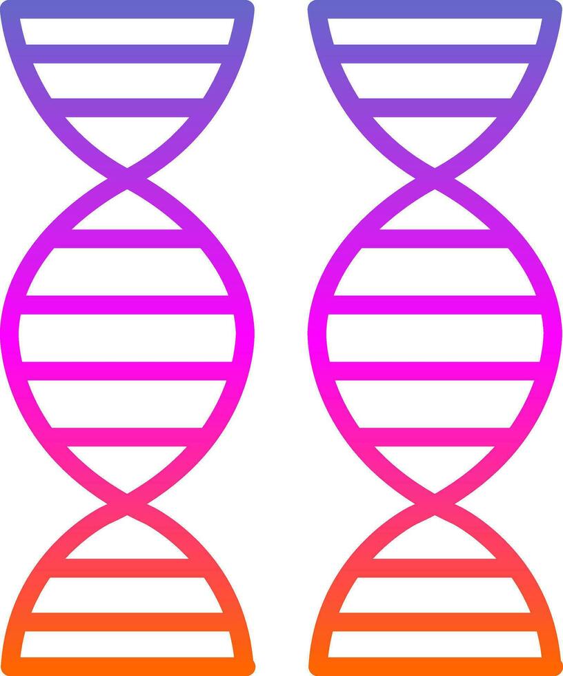 conception d'icône de vecteur d'adn