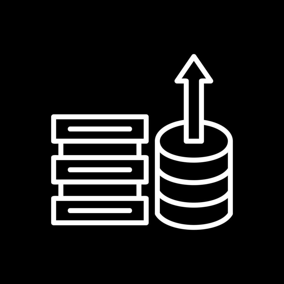 conception d'icône de vecteur de stockage de données