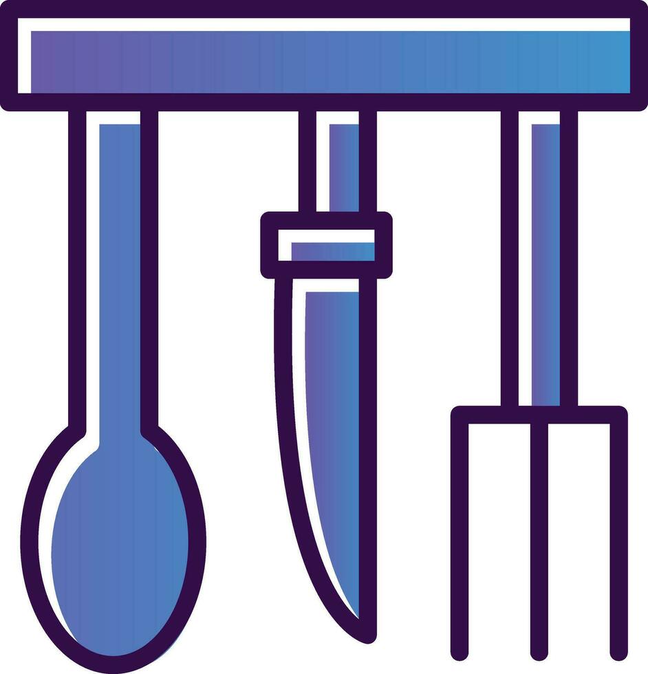 conception d'icônes vectorielles ustensiles vecteur