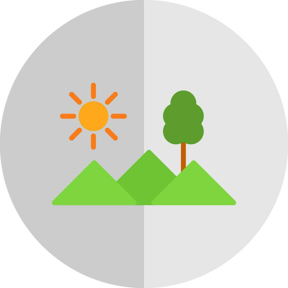 conception d'icône de vecteur de montagnes